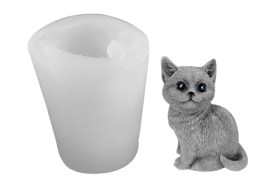 Molde silicona gato 3D